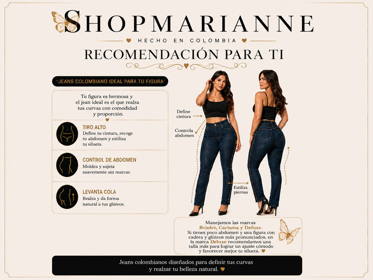 7188 JEANS COLOMBIANO DELUXE - AMOR INFINITO