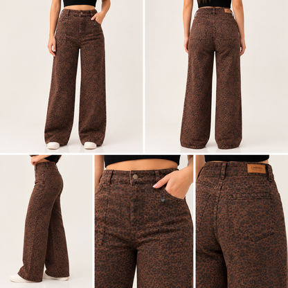 1590 Wide Leg Rigid LEOPARD