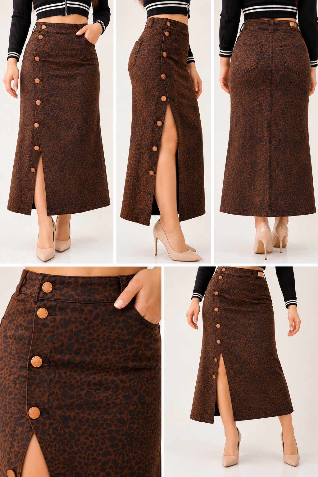 Falda Larga LEOPARD