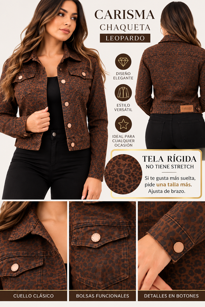 CH034 Chaqueta LEOPARD