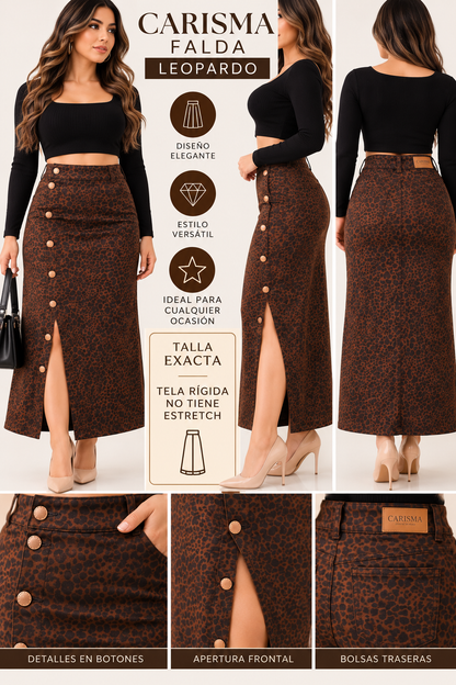 Falda Larga LEOPARD