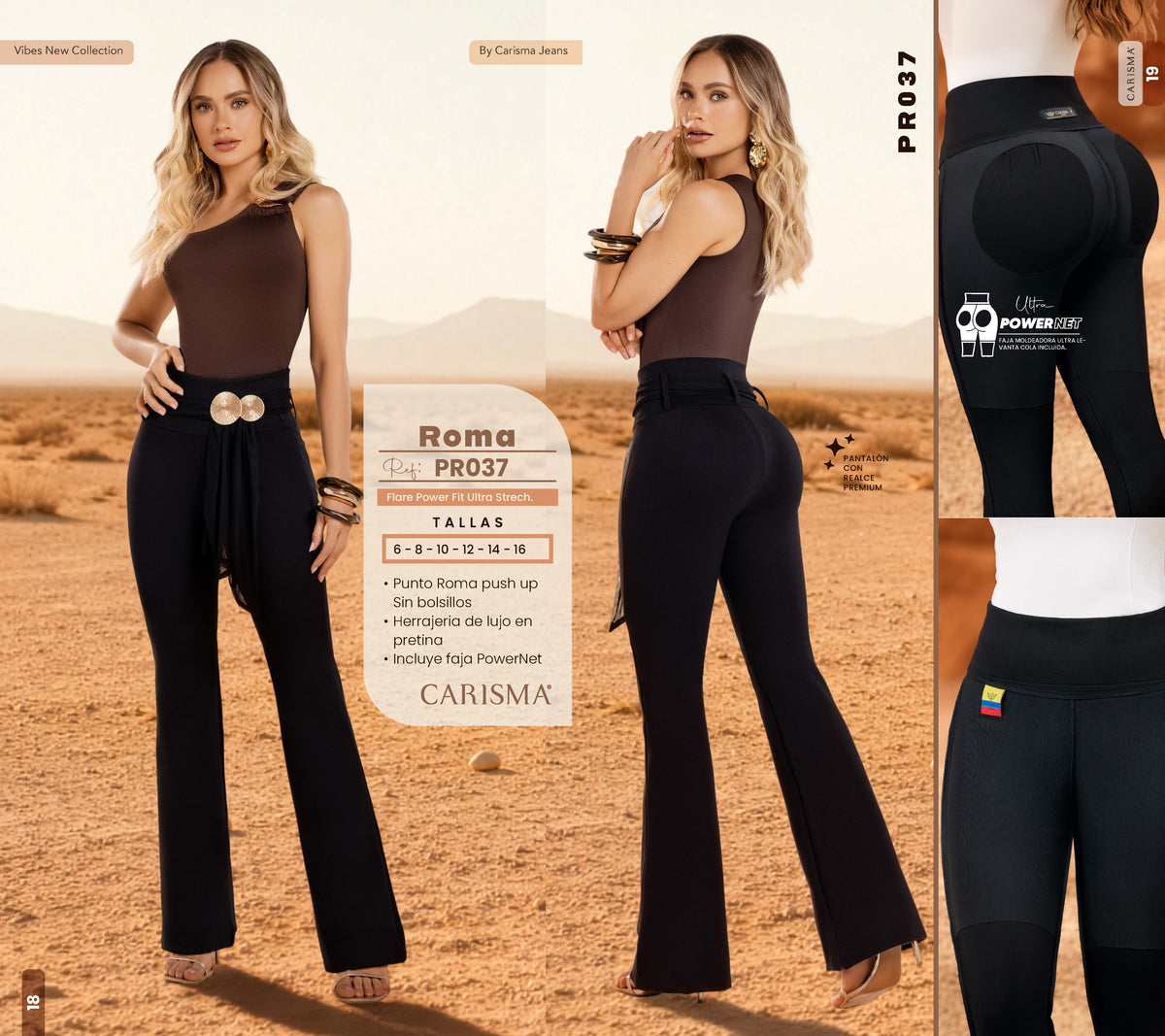 037 PANTALON ROMA COLOMBIANO CARISMA