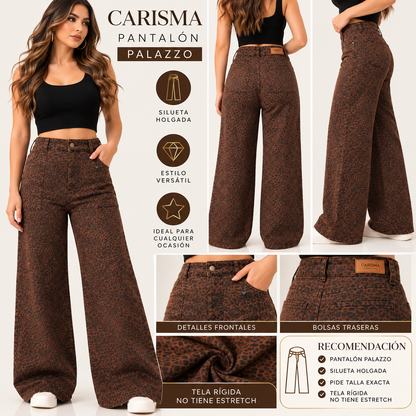 1590 Wide Leg Rigid LEOPARD