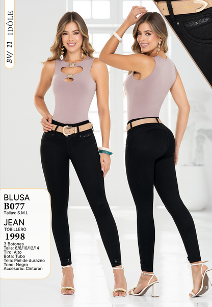 B077 BLUSA DAMA BVIOLET
