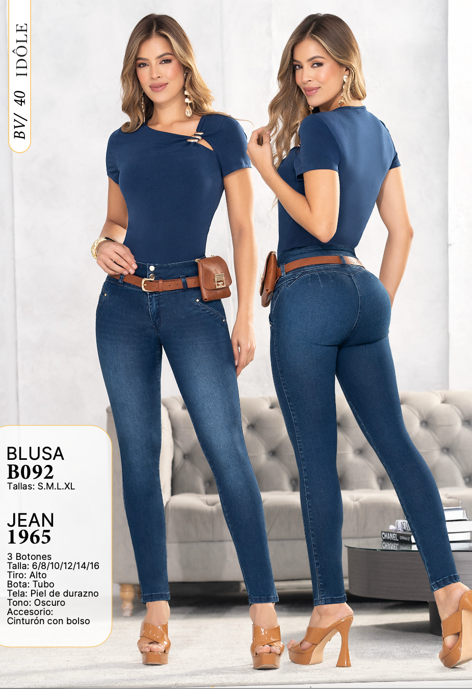B092 BLUSA DAMA BVIOLET