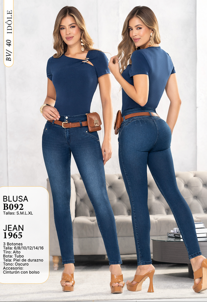 B092 BLUSA DAMA BVIOLET