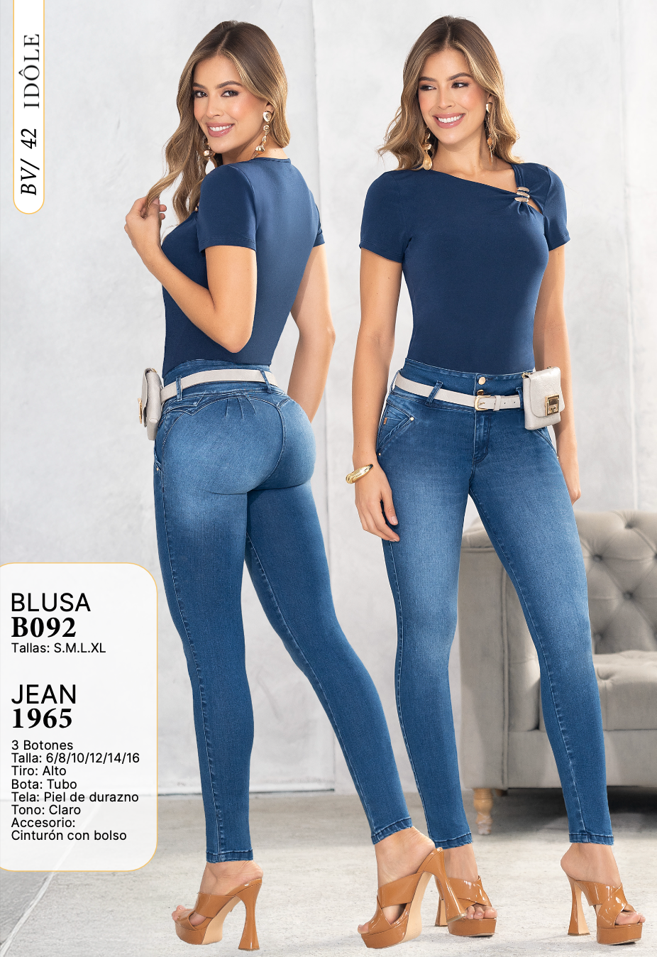 B092 BLUSA DAMA BVIOLET