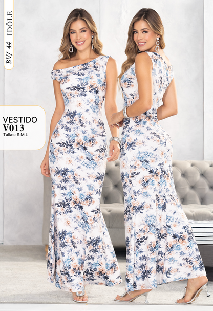 V013 VESTIDO DRAMA BVIOLET