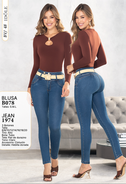 B078 BLUSA DAMA BVIOLET