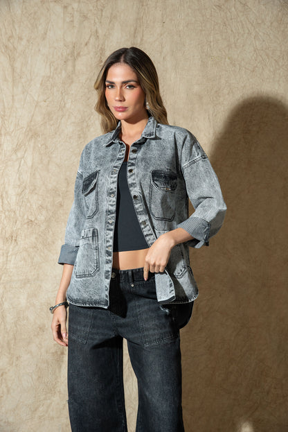 V07276 JEAN 1 BOTON DELUXE (PALAZZO HOLGADO)
