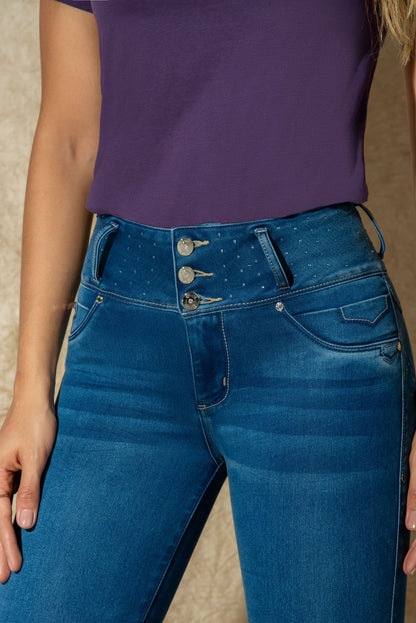 7308 Deluxe Colombian Skinny Jeans - TALLA EXACTA