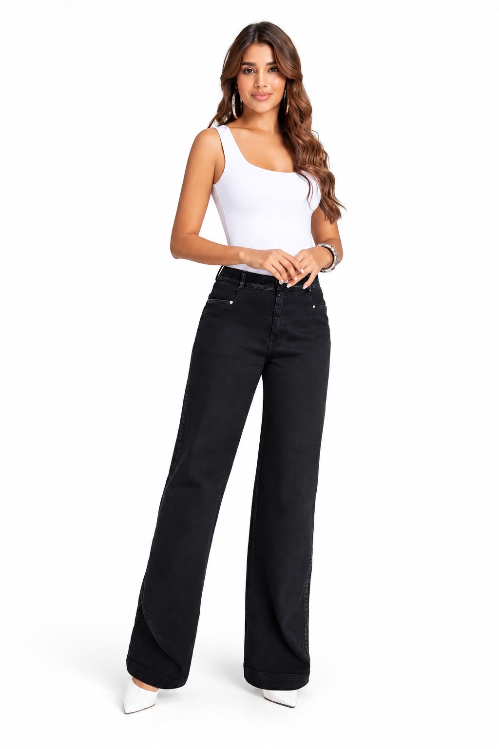 7468 JEANS PALAZO DELUXE (ORDENA UNA TALLA MENOS)
